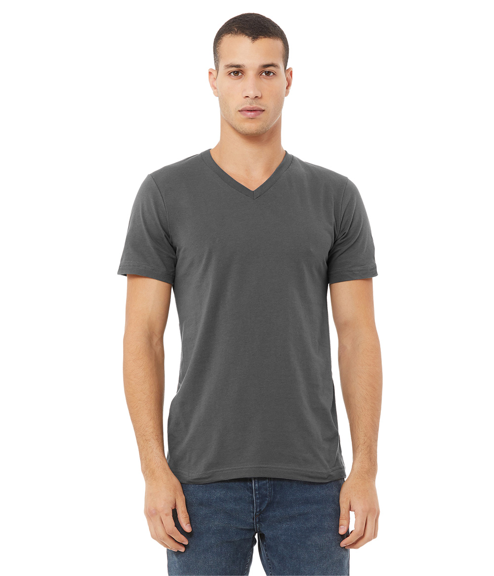 3005 Bella Unisex Jersey Short Sleeve V-Neck T-shirt (S-M-L-XL)
