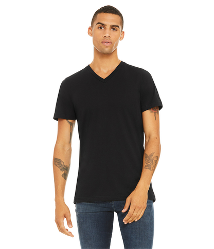3005 Bella Unisex Jersey Short Sleeve V-Neck T-shirt (S-M-L-XL)