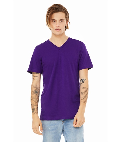 3005 Bella Unisex Jersey Short Sleeve V-Neck T-shirt (S-M-L-XL)