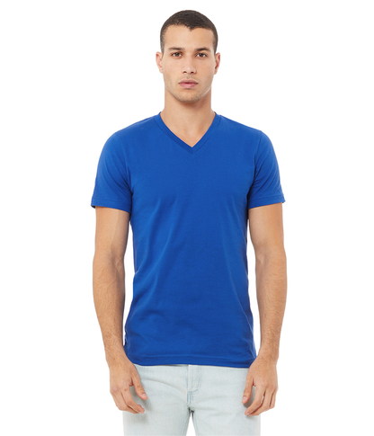 3005 Bella Unisex Jersey Short Sleeve V-Neck T-shirt (S-M-L-XL)