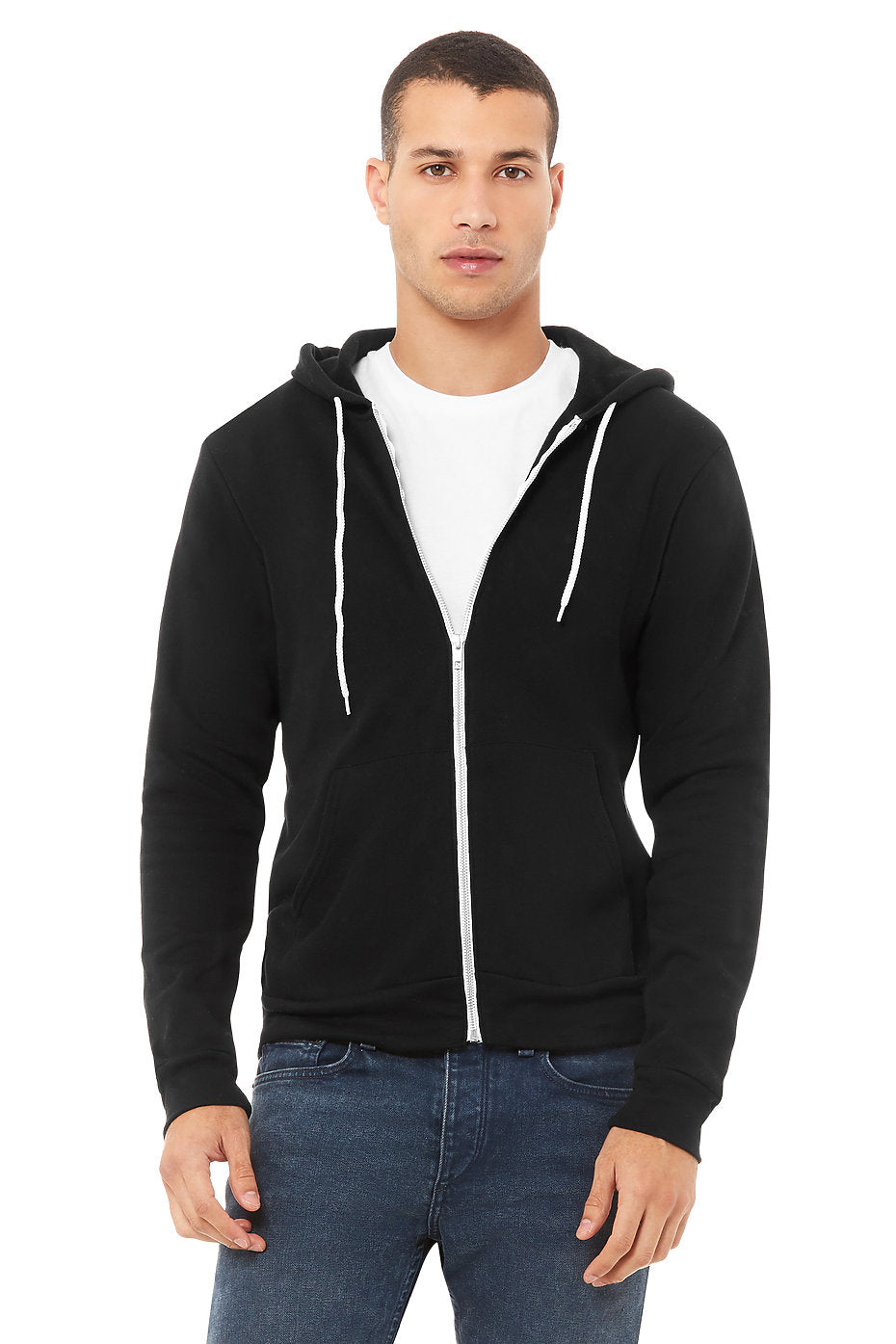 Bella Canvas Unisex Fleece Full Zip Hoodie