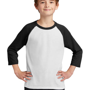 Laviva Sports™ Raglan 3/4 Sleeves Baseball YOUTH Shirts