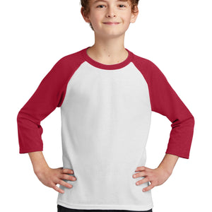 Laviva Sports™ Raglan 3/4 Sleeves Baseball YOUTH Shirts