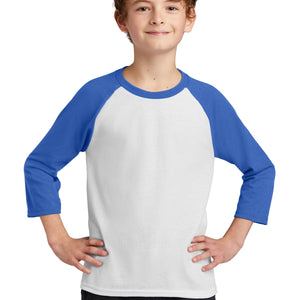 Laviva Sports™ Raglan 3/4 Sleeves Baseball YOUTH Shirts