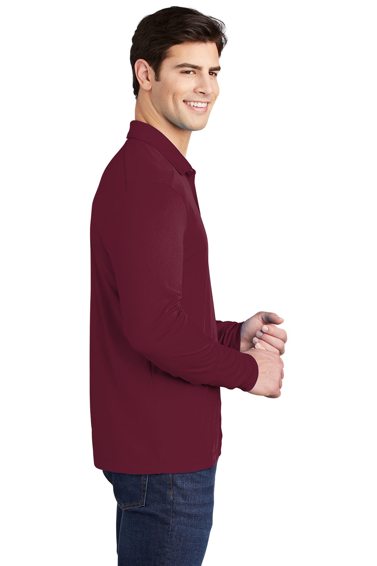 Sport-Tek Polo Long Sleeve (S-M-L-XL)