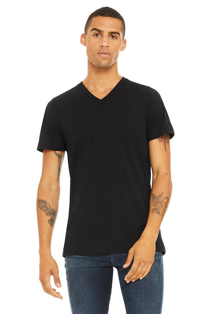 3005 Bella Unisex Jersey Short Sleeve V-Neck T-shirt (2XL-3XL)