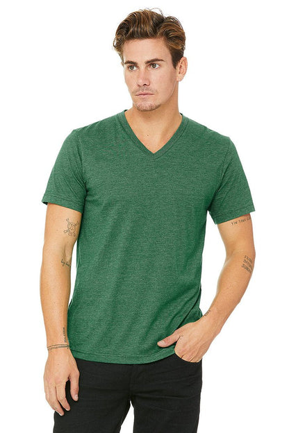 3005 Bella Unisex Jersey Short Sleeve V-Neck T-shirt (2XL-3XL)