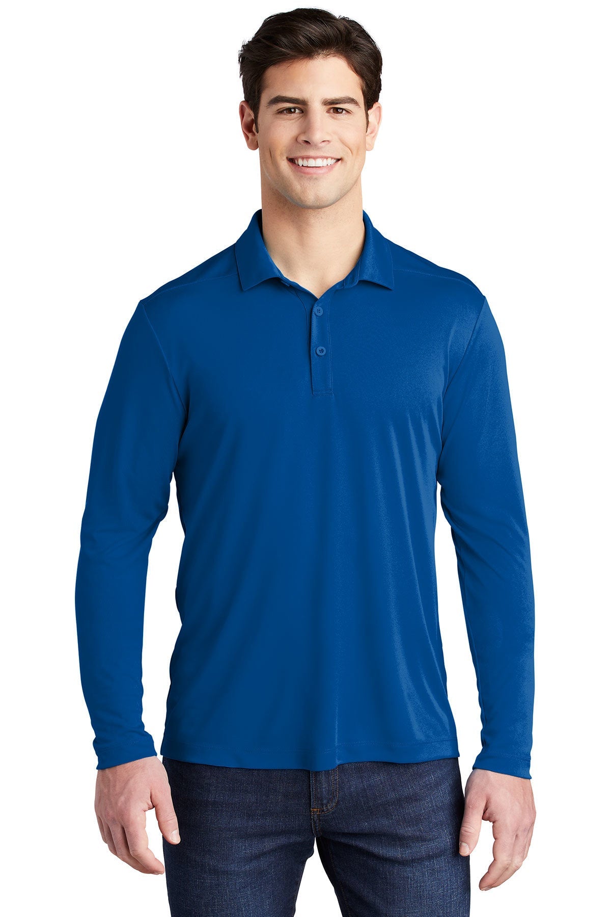 Sport-Tek Polo Long Sleeve (S-M-L-XL)