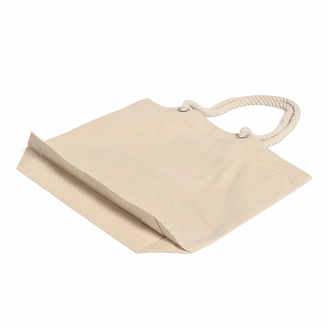 Rope Handle Beach Tote