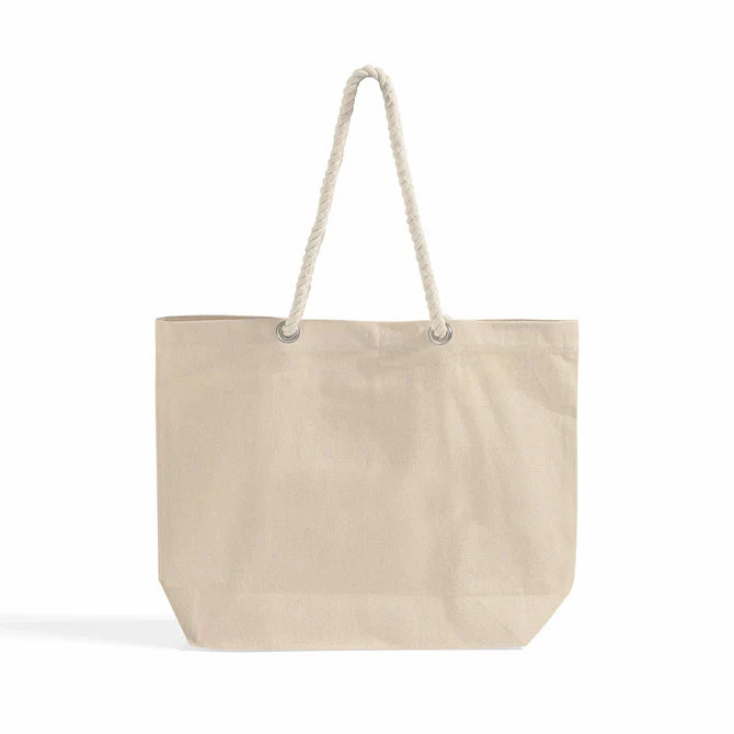 Rope Handle Beach Tote