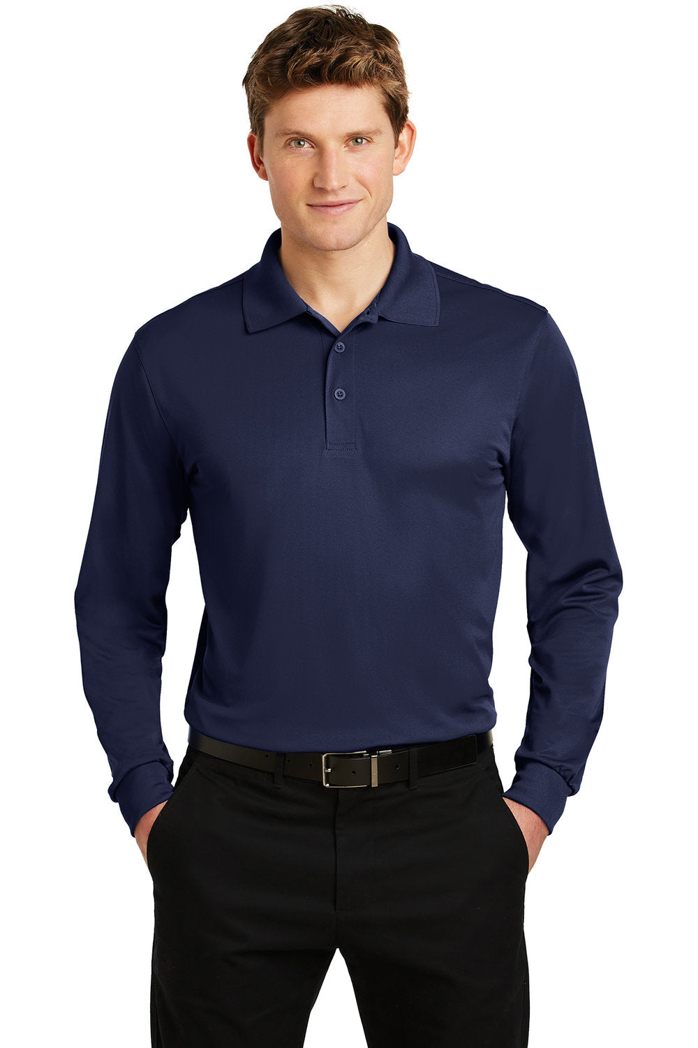 Sport-Tek Polo Long Sleeve (S-M-L-XL)