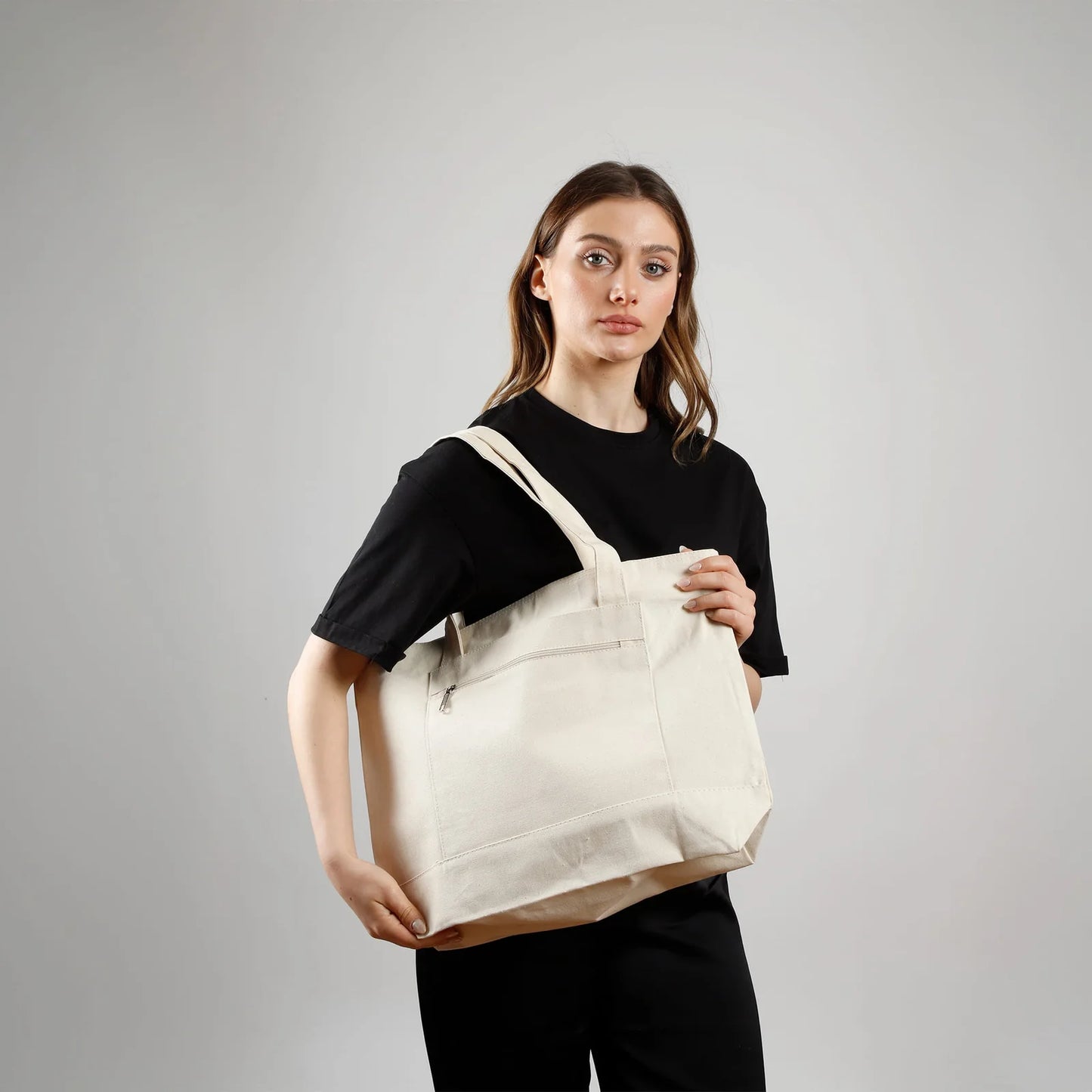 Ultimate Zip Canvas Tote