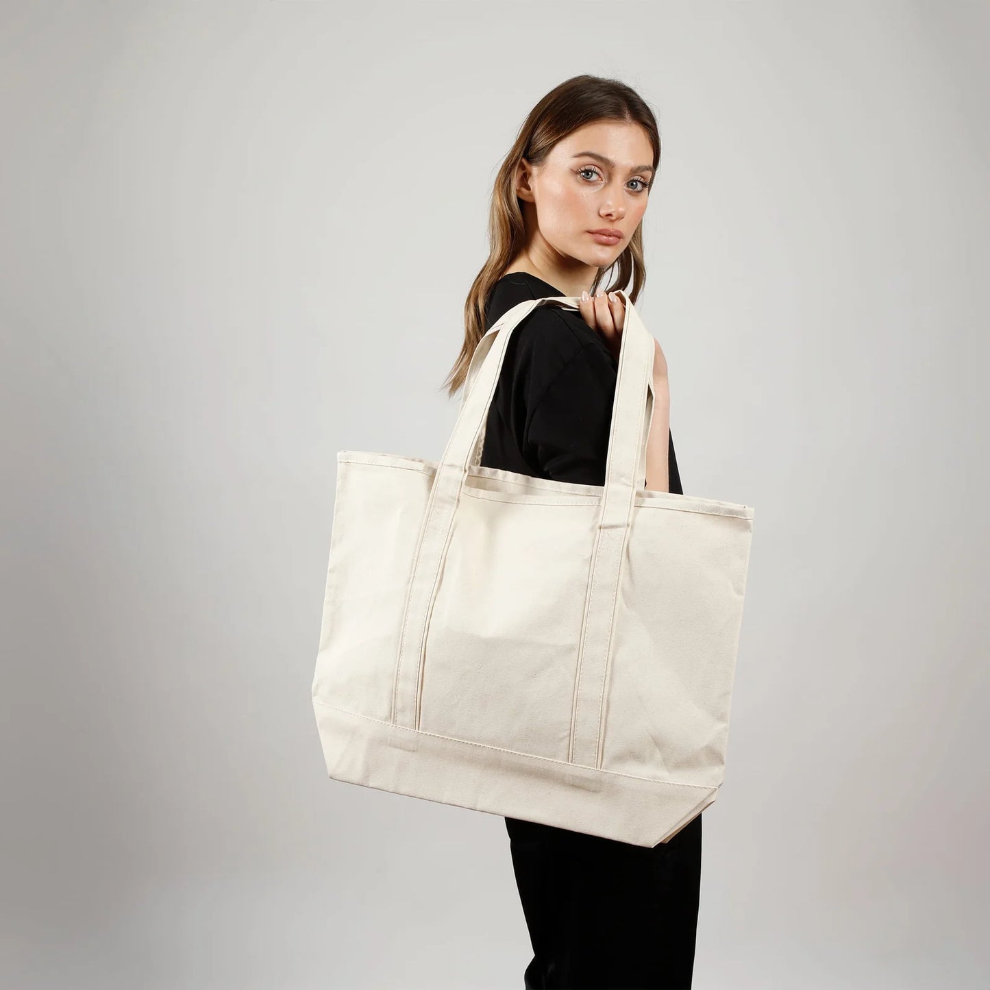 Jumbo Deluxe Canvas Tote