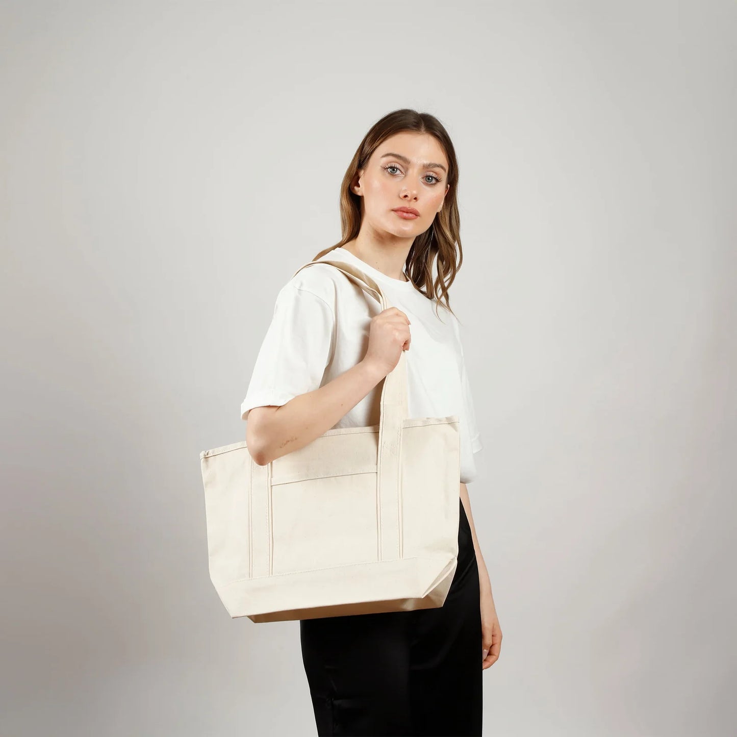 Medium Deluxe Canvas Tote