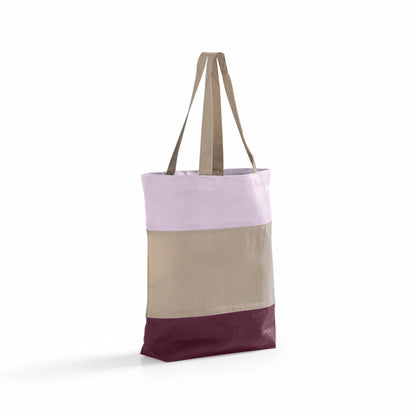 Tri-Color Canvas Tote