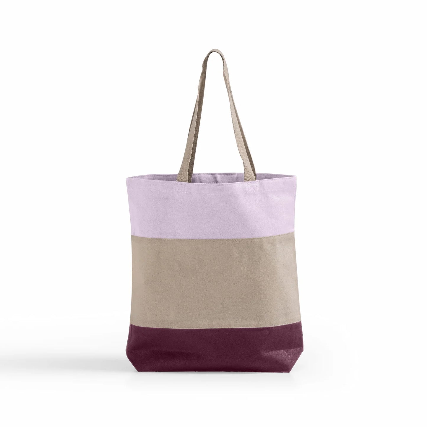 Tri-Color Canvas Tote