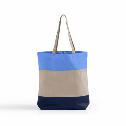 Tri-Color Canvas Tote