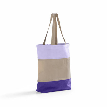Tri-Color Canvas Tote