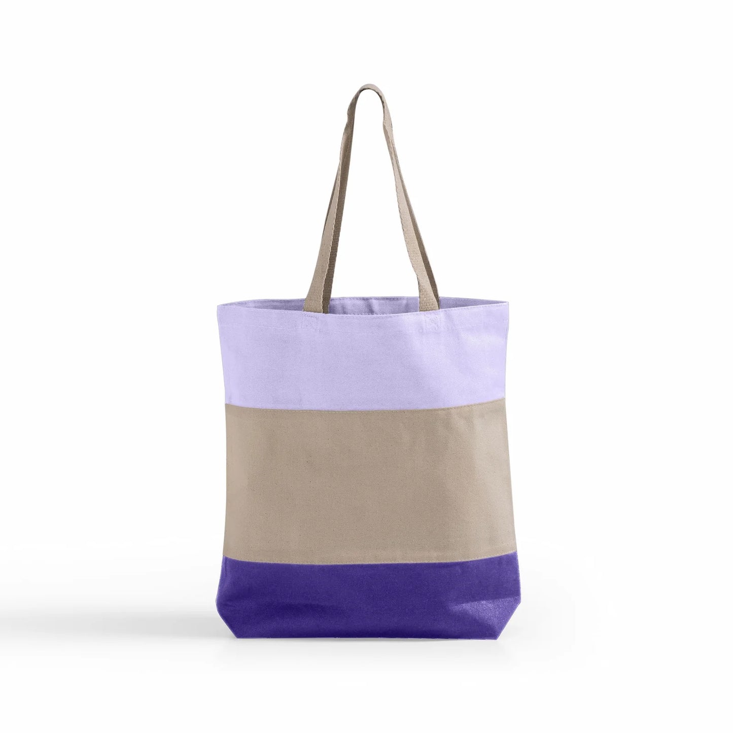 Tri-Color Canvas Tote