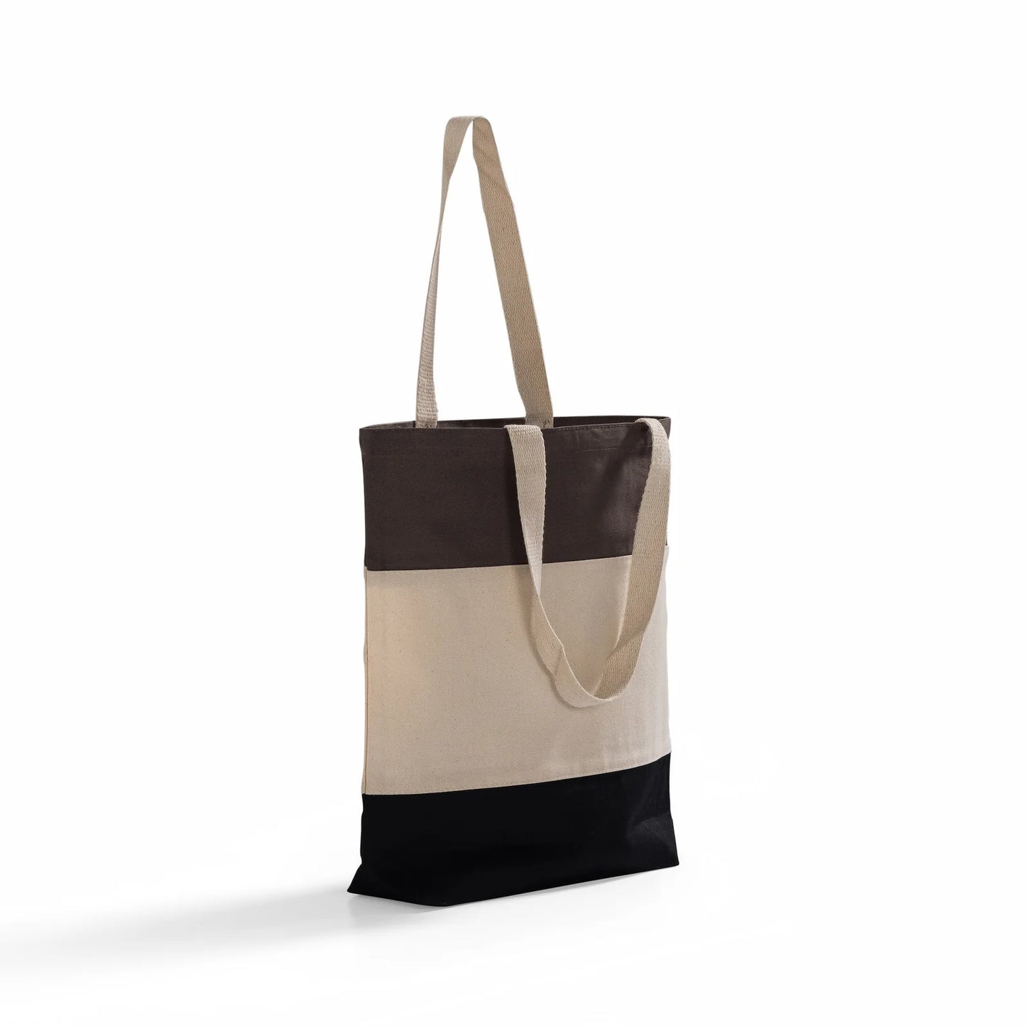 Tri-Color Canvas Tote