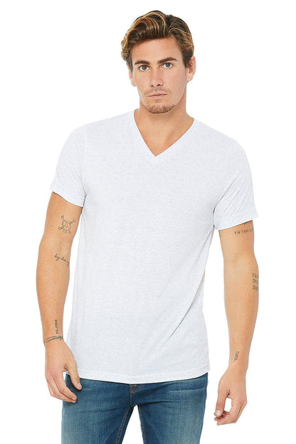 3005 Bella Unisex Jersey Short Sleeve V-Neck T-shirt (S-M-L-XL)